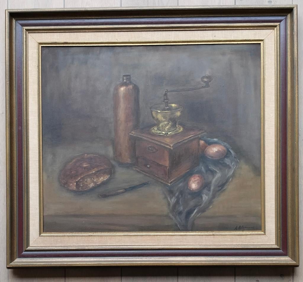 Peinture à l'huile Alfons Blomme, Enlèvement