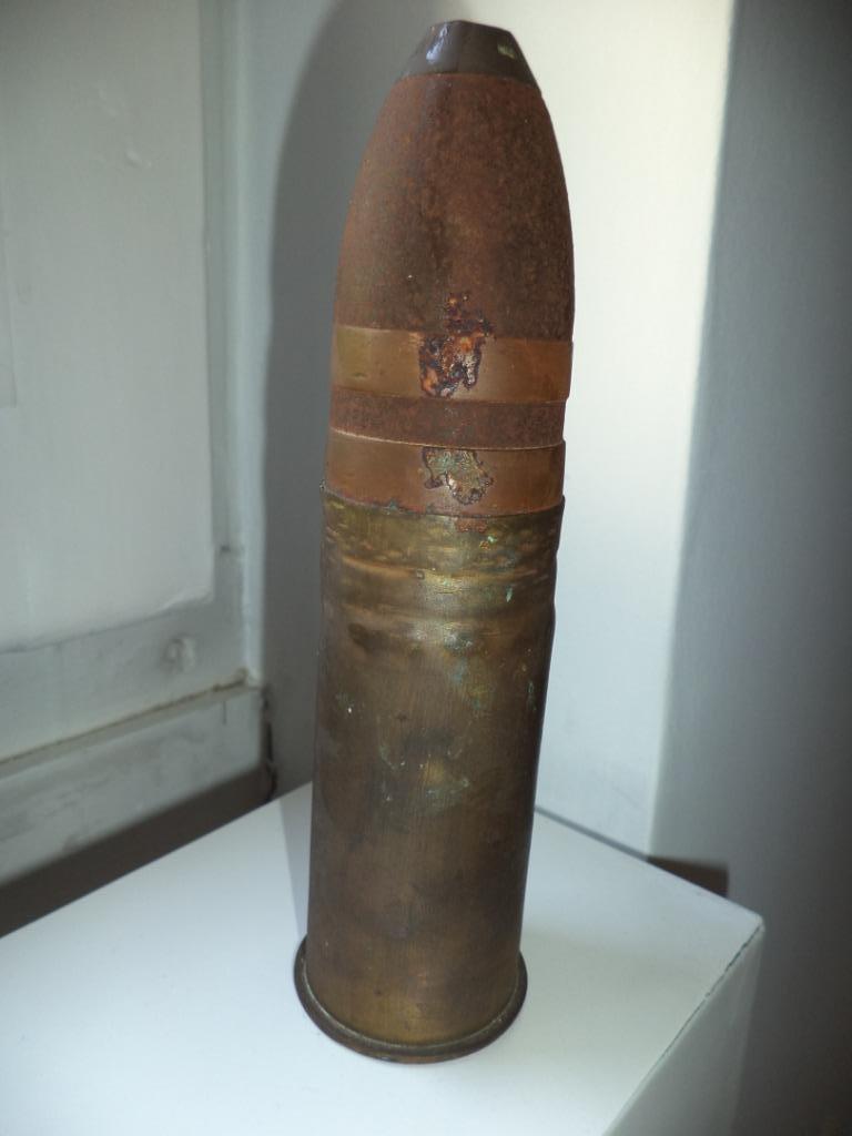 marine allemande 1903 d'avant WW I Guerre mondiale obus vide, Enlèvement ou Envoi, Marine