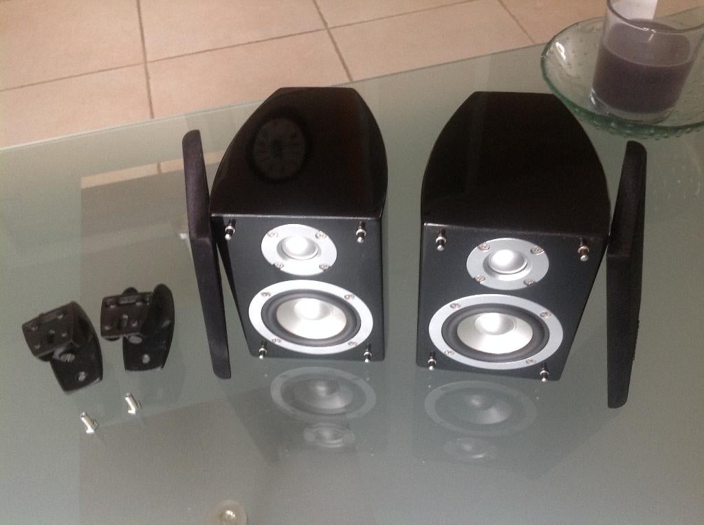 luidsprekers Art Sounds AS 350 hoogglanzend zwart  Sonar, 2t, Ophalen of Verzenden, Zo goed als nieuw, Front, Rear of Stereo speakers