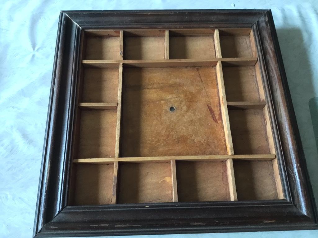 Kader met diepte letterbak uitstal collectie tonen, Ophalen of Verzenden