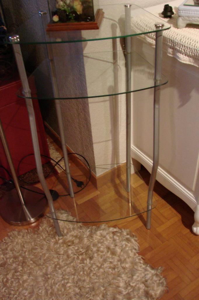 glazen sier- tafel-piedestal, Maison & Meubles, Enlèvement ou Envoi