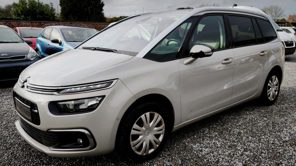 🆕EXP•CITROEN C4 SPACET_1.5D(130CH)_2019💢EUR.6D-Temp_7 PL💢, Auto's, Citroën, Monovolume, Euro 6, 4 cilinders, Leder en Stof