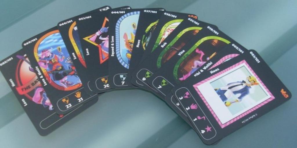 34 kaarten + 15 stickers van Walibi the battle game, Collections, Enlèvement ou Envoi