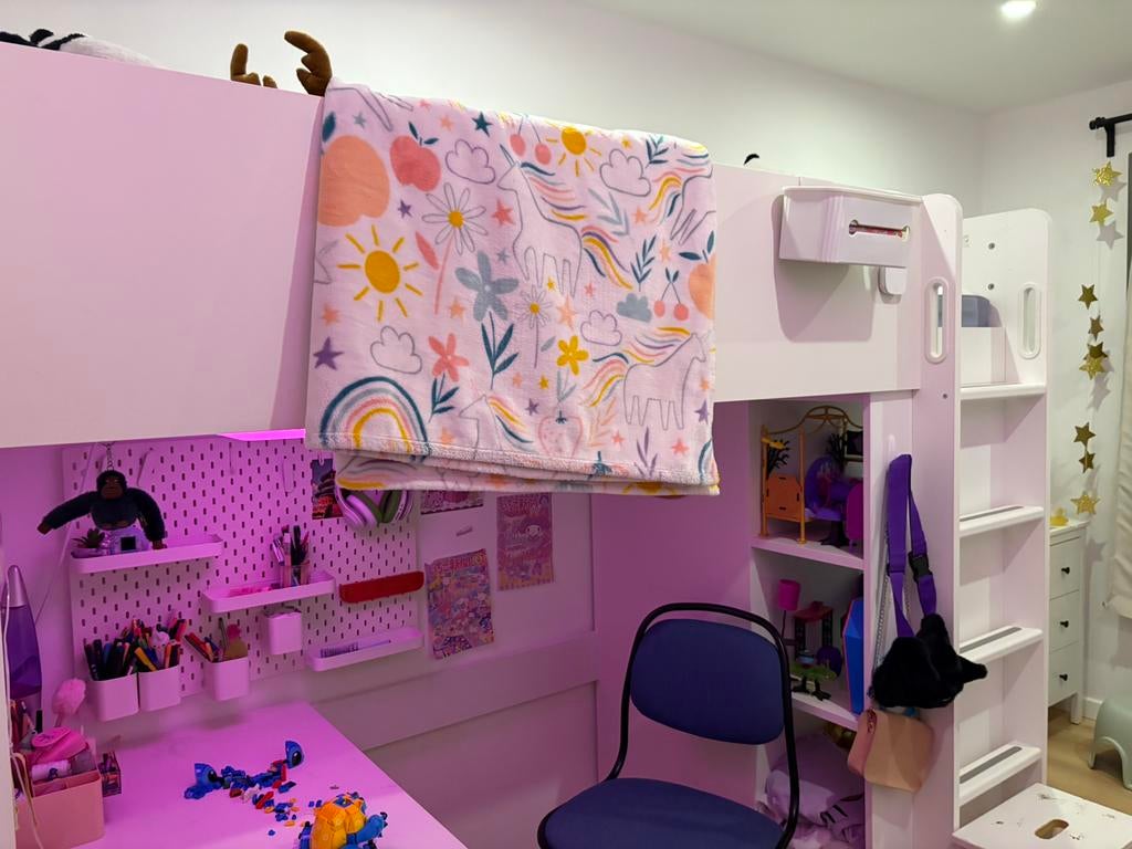 Lit mezzanine Smastad Ikea, Enlèvement, Utilisé, Lit mezzanine