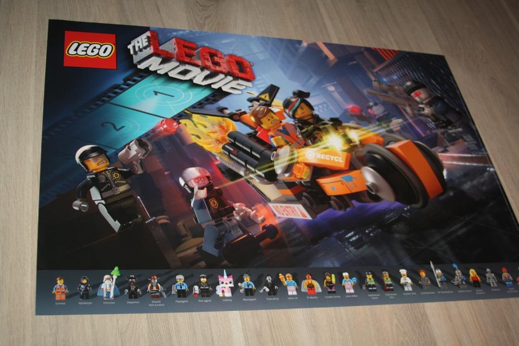 Poster : The Lego Movie ( nieuw ) 59x42 cm 2014 , 2 zijden, Ophalen of Verzenden, Nieuw, Film, Poster