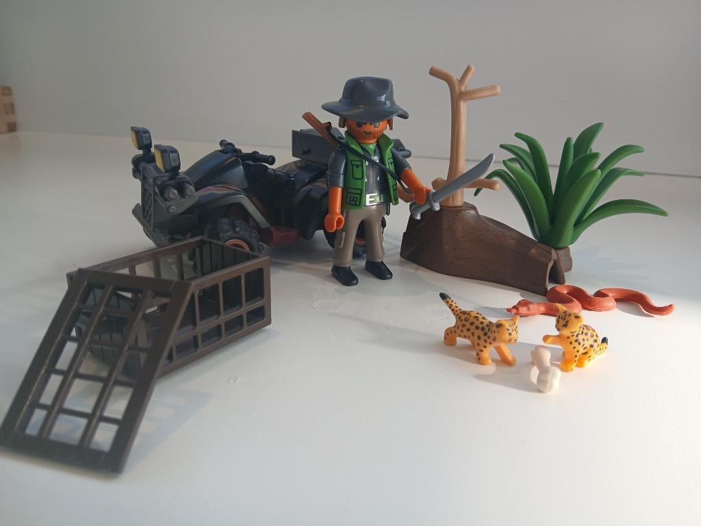 braconnier playmobil avec quad 6939, Enlèvement, Comme neuf, Ensemble complet