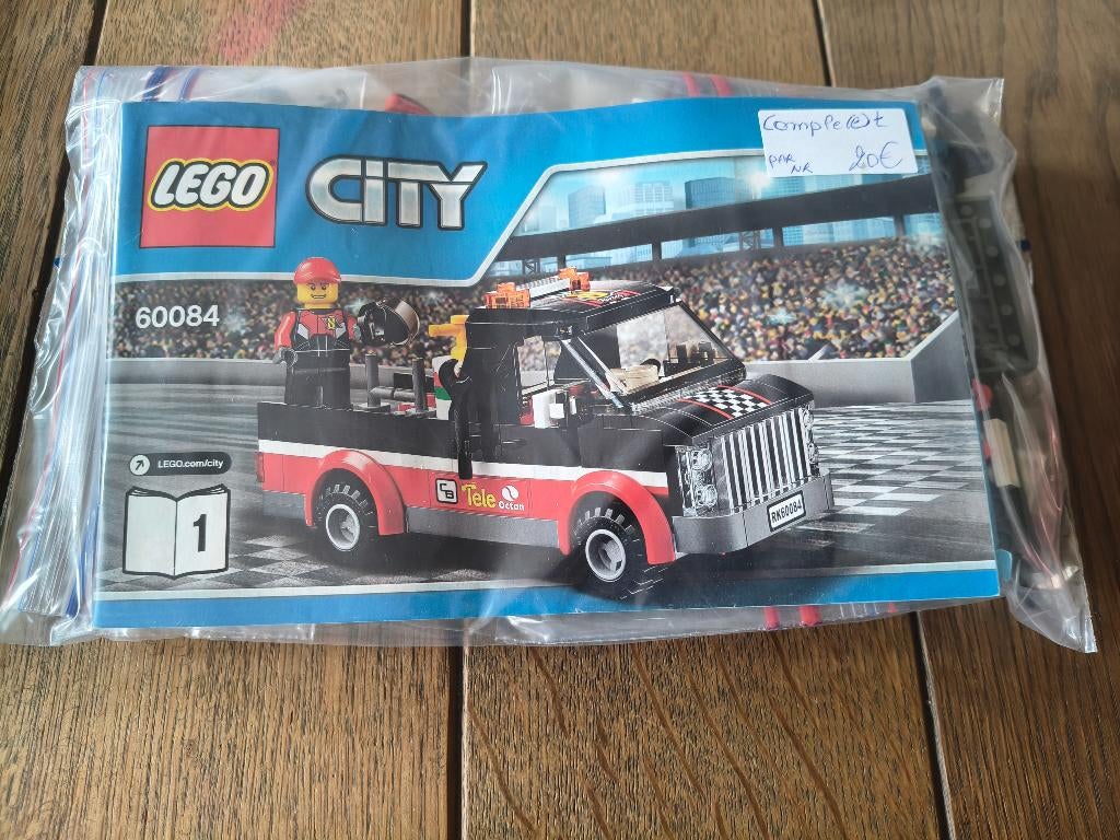 Lego City 60084 racefietstransporter, Ophalen of Verzenden, Gebruikt, Lego