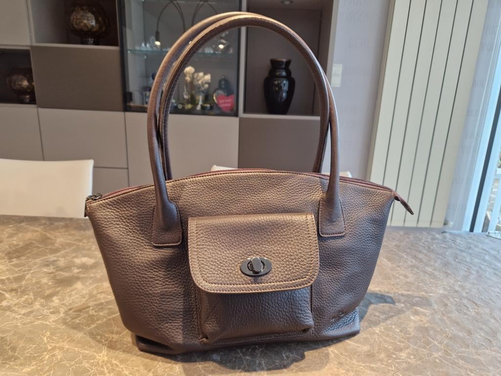 Yves Renard sac à main neuf marron foncé, Enlèvement ou Envoi, Neuf, Brun, Sac à main