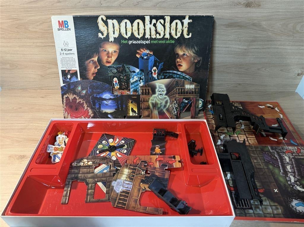 spookslot het griezelspel met veel aktie orgineel - s6595, Hobby en Vrije tijd, Verzenden, Zo goed als nieuw