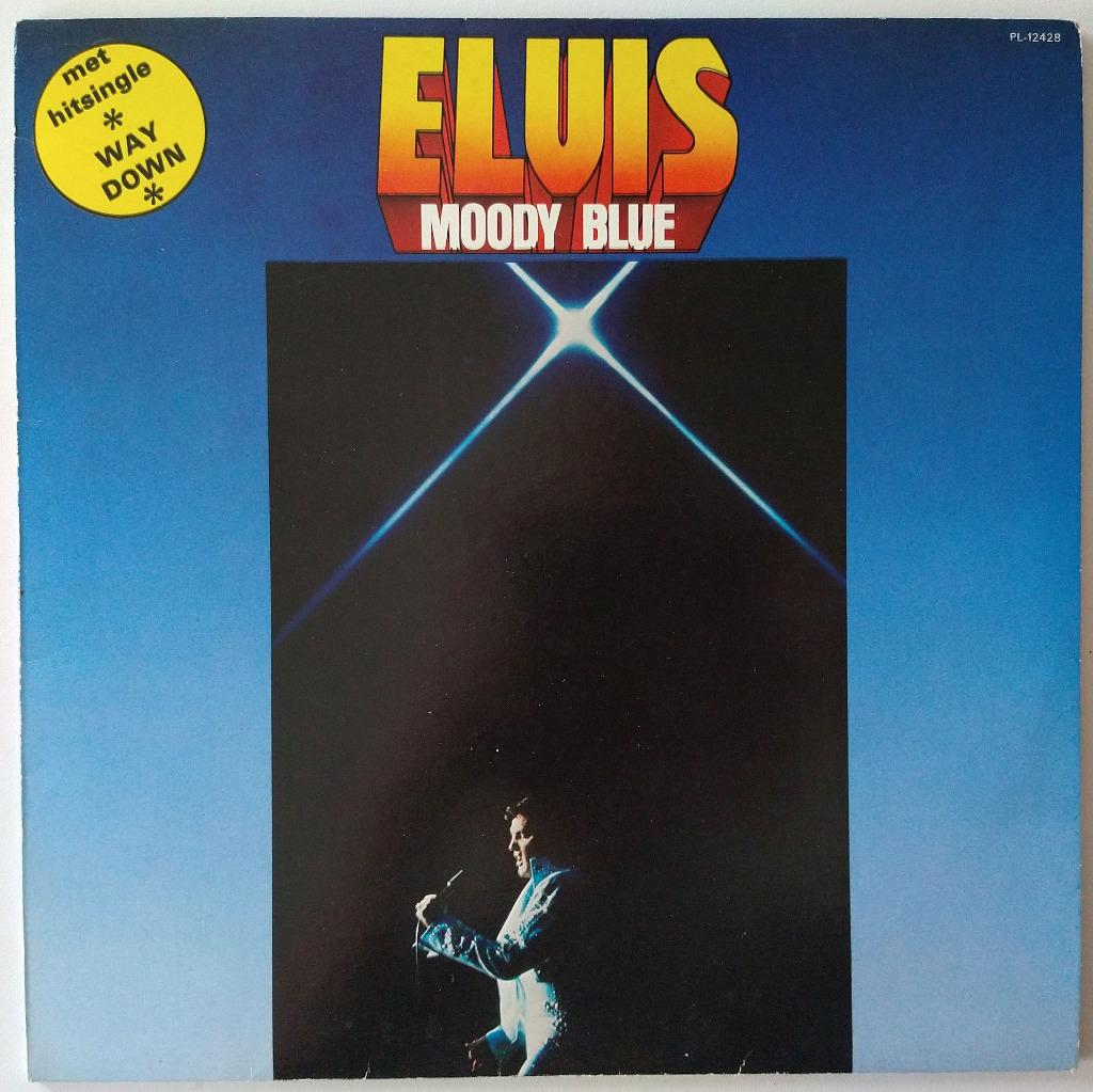 Elvis Presley LP "Moody Blue" (1977) (NL) (PL-12428), CD & DVD, Enlèvement ou Envoi, Utilisé, 12 pouces, Rock and Roll