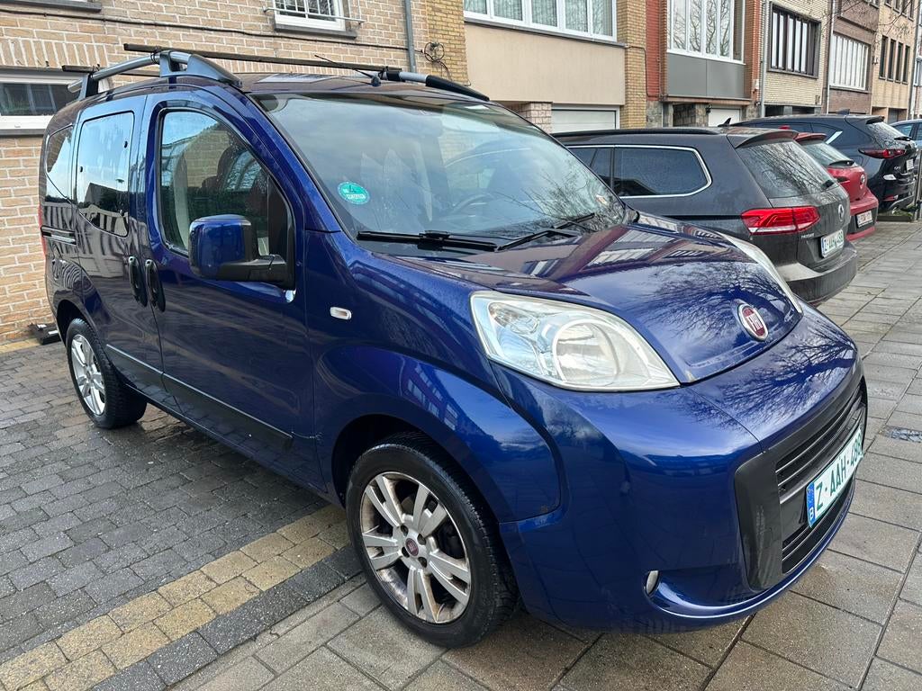 FIAT QUBO 1.4 BENZINE 168000KM AIRCO 2014 3500€, Auto's, Fiat, Voorwielaandrijving, Blauw, Bedrijf, Qubo
