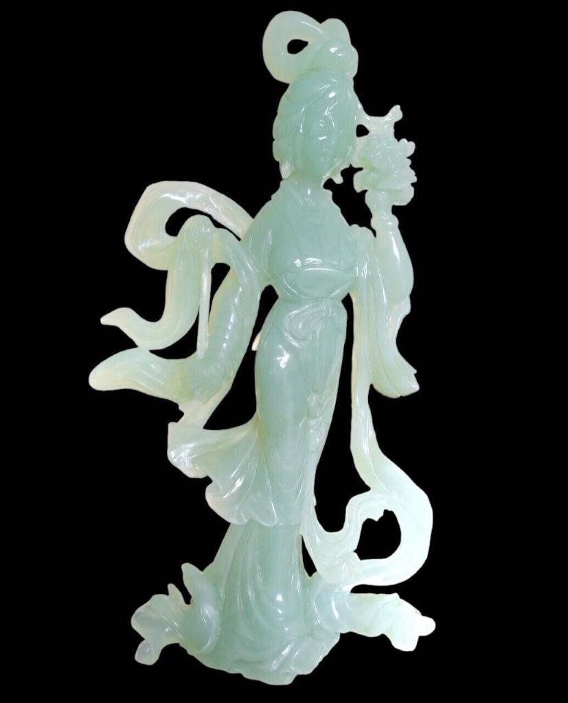 Jade Kwan Yin Antiek Beeld Boeddha Guan Yin, Verzenden