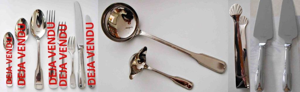 Couverts en acier inox Guy Degrenne NEUFS d'anciens modèles, Huis en Inrichting, Keuken | Bestek, Ophalen of Verzenden, Nieuw