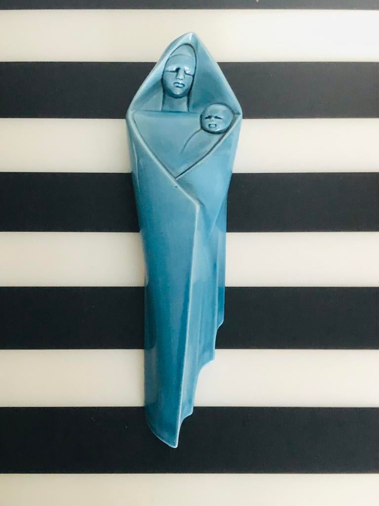 Antiek - Maria met kind, Ophalen of Verzenden