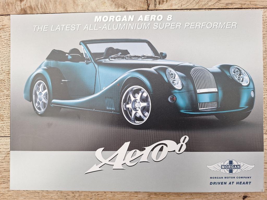 MORGAN AERO 8 2006 BROCHURE 4 PAGINA'S ENGELSE TEKST ZEER GO, Ophalen of Verzenden, Zo goed als nieuw, Overige merken
