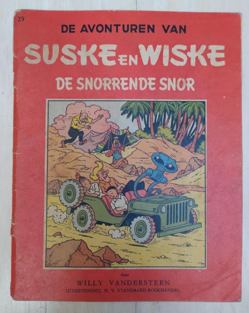 Suske en Wiske - De snorrende snor ( 1957 ), Boeken, Stripverhalen, Ophalen of Verzenden
