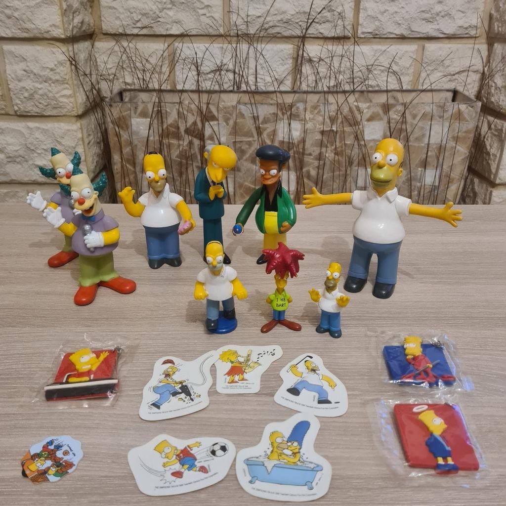 Les simpsons  lot  de figurines, Collections, Enlèvement ou Envoi, Utilisé