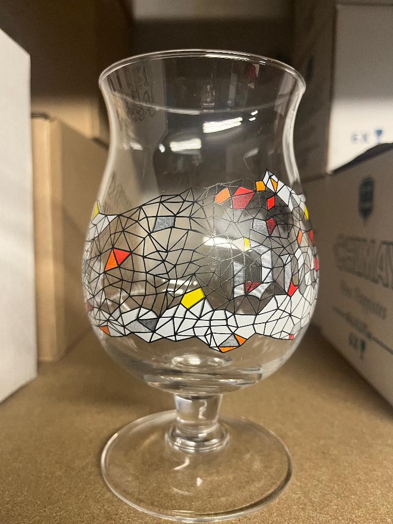 Duvel glas philippe Debongnie, Verzamelen, Ophalen, Nieuw, Duvel