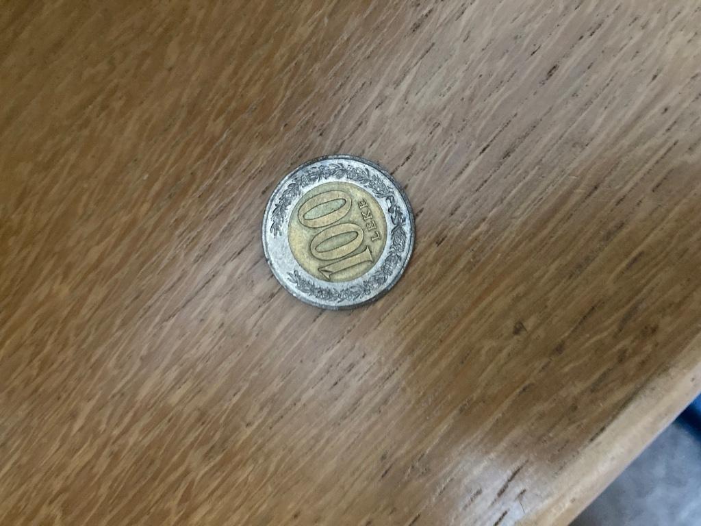 100 Leke, Ophalen of Verzenden, Overige landen, Losse munt