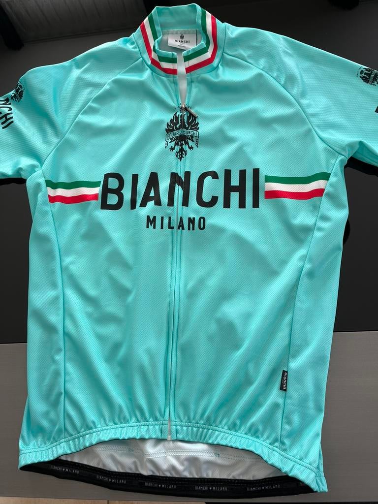 Vareuse cycliste Bianchi original, Fietsen en Brommers, Fietsen | Mountainbikes en ATB, Ophalen