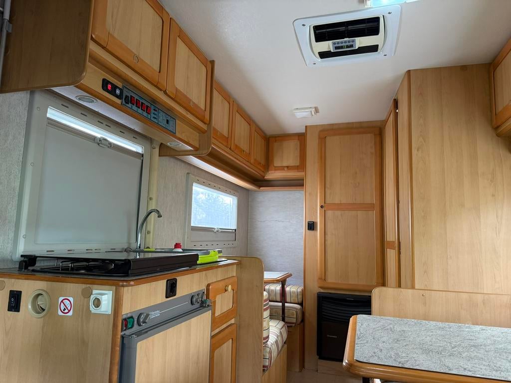 Fiat Ducato Camper Mobilhome 2.5 TDi 134.000 KM - Airco 3prs, Integraal, Chemisch toilet, Fiat, Douche