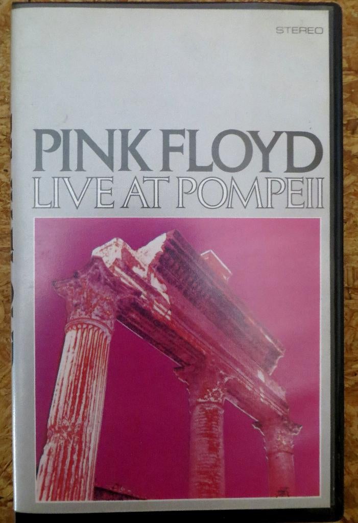 PINK FLOYD - LIVE IN POMPEII - VHS (VINTAGE), Cd's en Dvd's, Alle leeftijden, Verzenden, Gebruikt, Muziek en Concerten