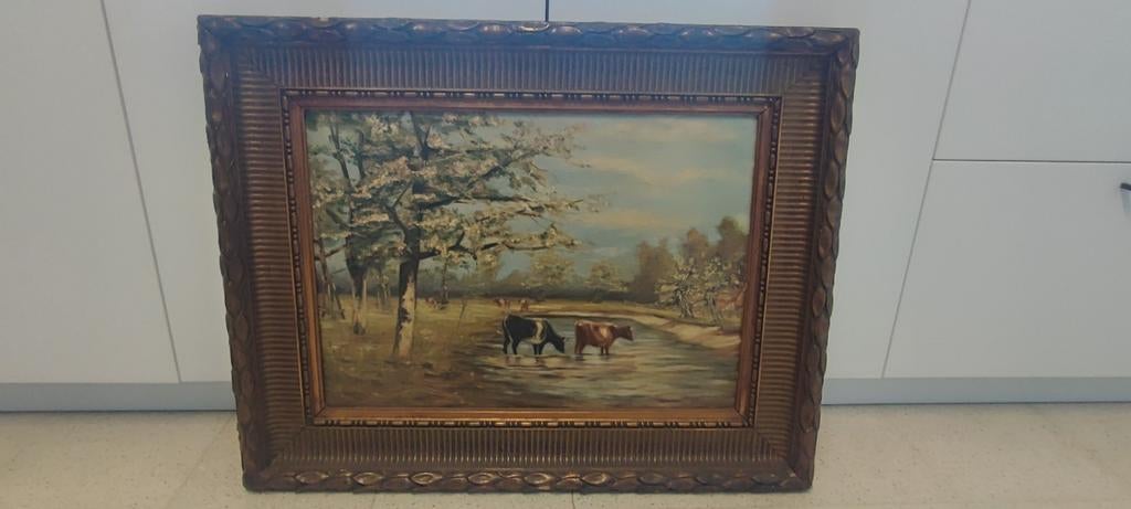 École belge (XIIX), Naar - Vaches au lac, Enlèvement