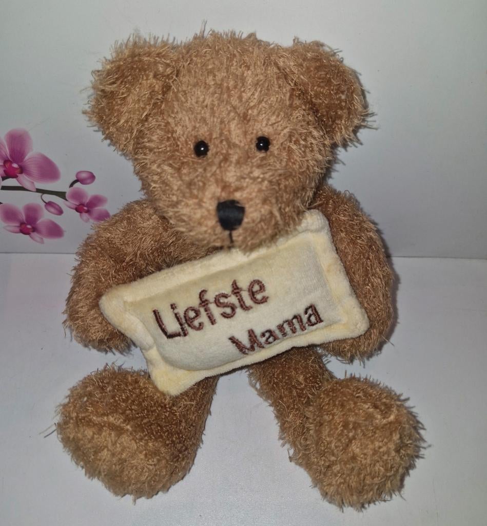 🧸 Ours en peluche « Chère maman », Collections, Ours & Peluches, Comme neuf, Autres types, Autres marques, Enlèvement ou Envoi
