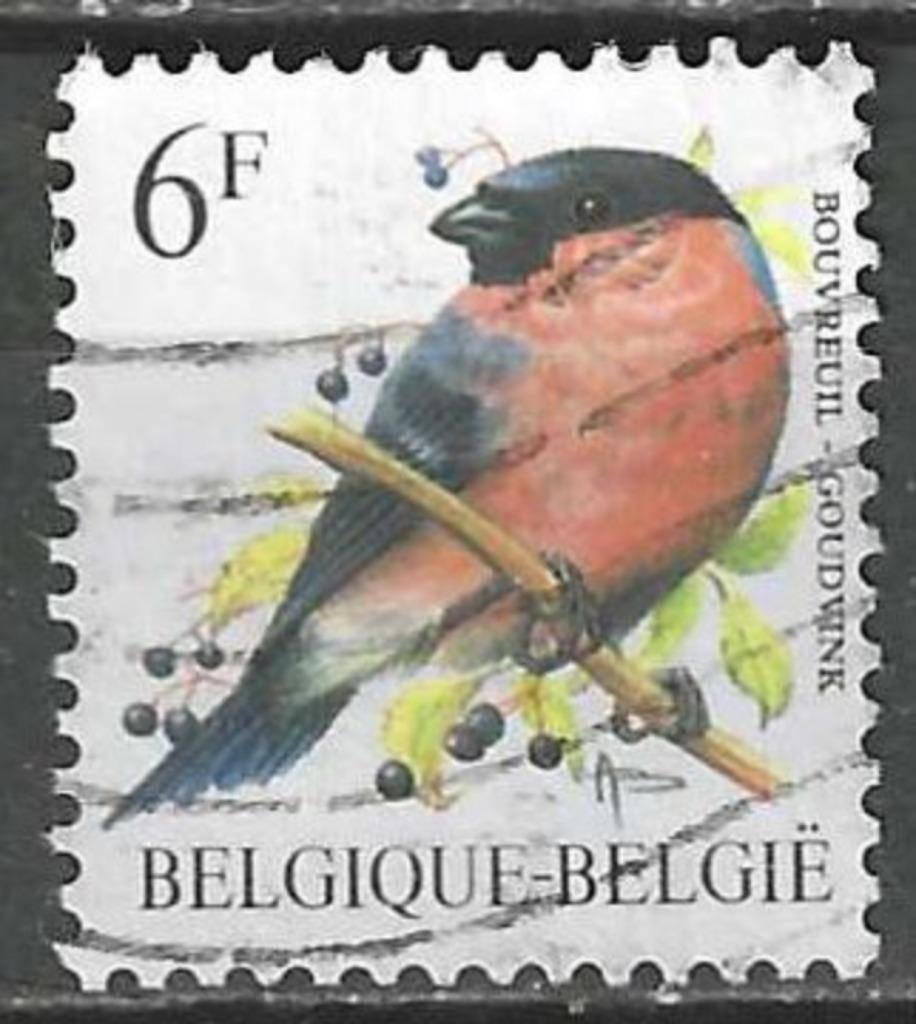 Belgique 1988 - Yvert 2294 /OBP 2295 - Buzin - Bullfinc (ST), Envoi, Affranchi, Oblitéré, Véhicules