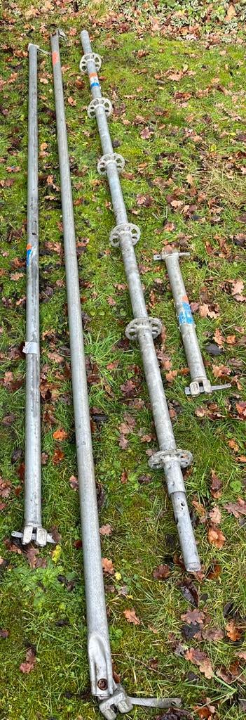 Onderdelen steiger/stelling - Scafom Rux - Type Ringscaff, Doe-het-zelf en Bouw, Ophalen, Gebruikt, Gevelsteiger, 2 tot 5 meter