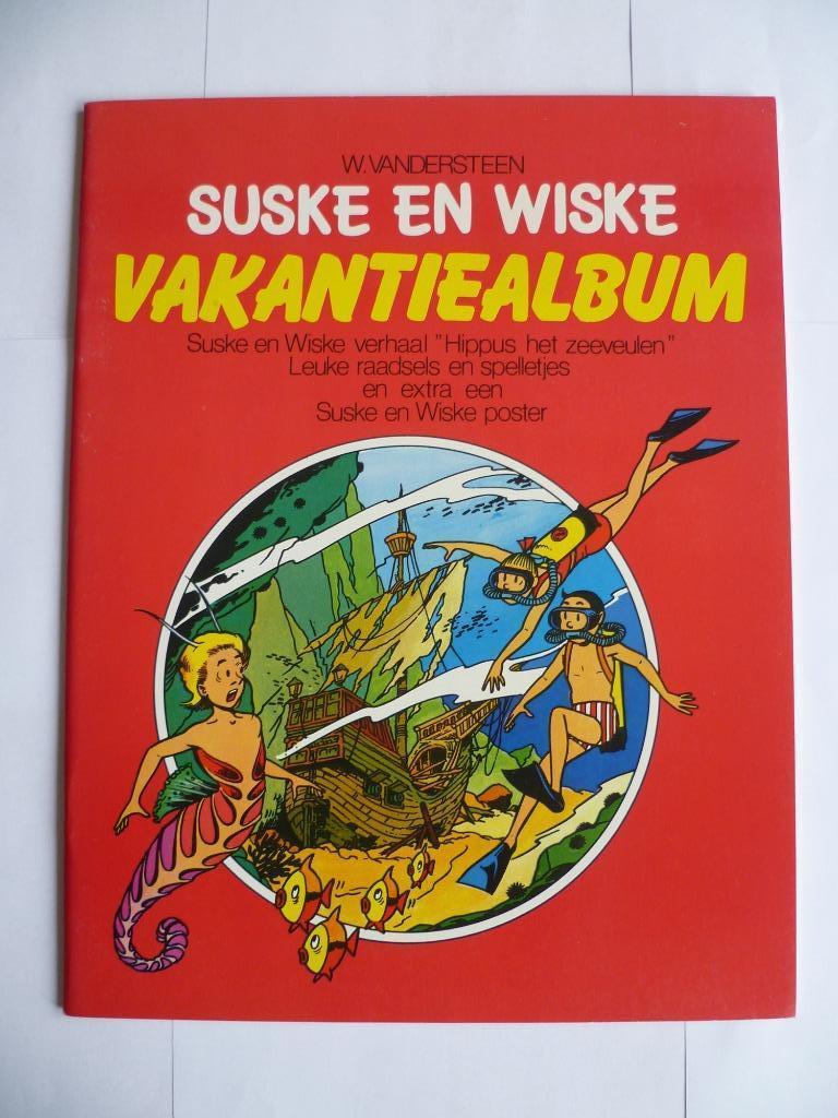 SUSKE&WISKE"VAKANTIEALBUM"MET 8X STICKER EN POSTER UIT 1977, Verzenden, Willy Vandersteen, Eén stripboek, Nieuw
