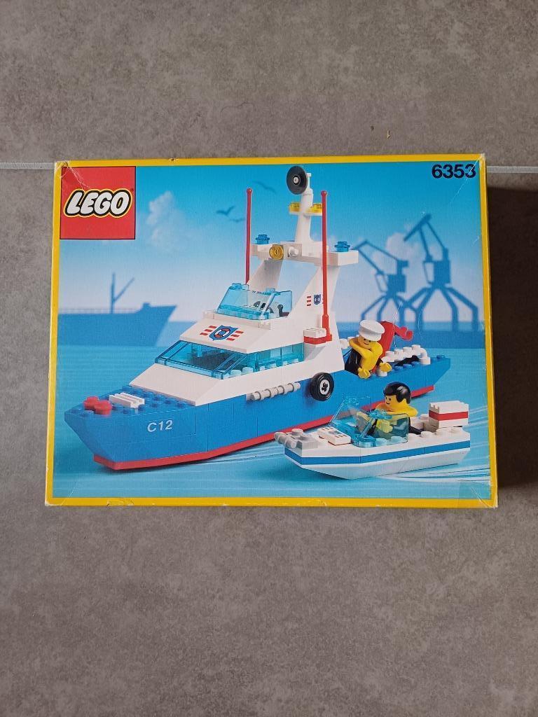 Lego City - Bateau garde-côte (6353), Enlèvement ou Envoi, Utilisé, Ensemble complet, Lego