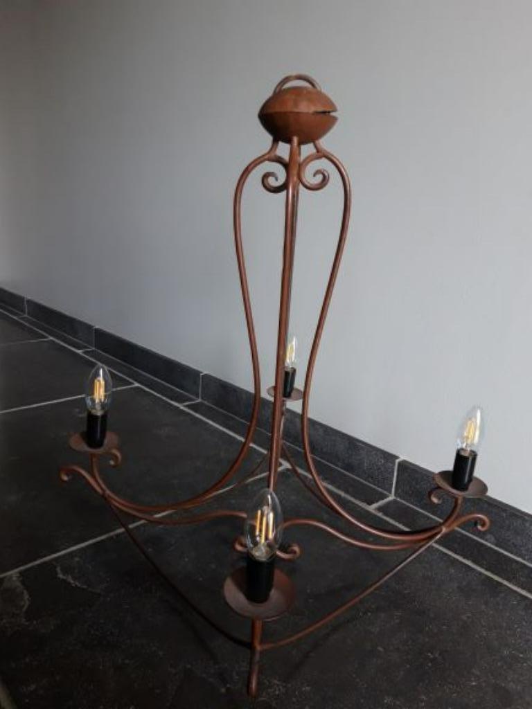 LUSTRE, Enlèvement, Comme neuf, Autres matériaux, Fer forgé