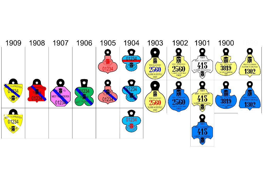 plaques de vélo, Enlèvement ou Envoi