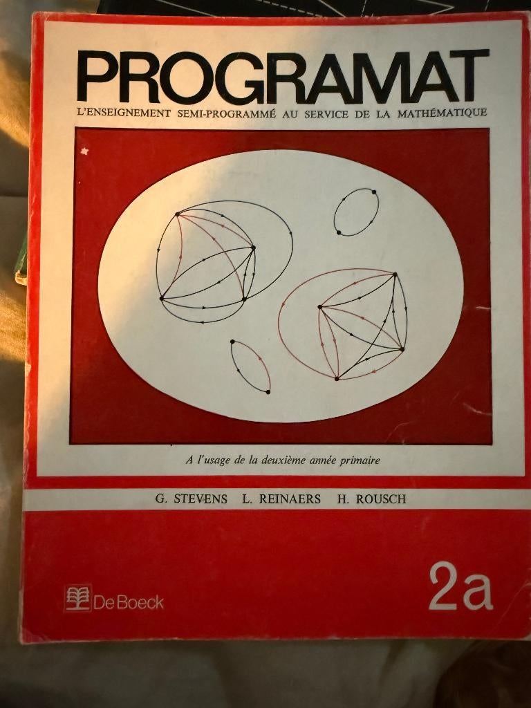 "Programat : L'enseignement semi-programmé, Livres, Livres d'étude & Cours, Enlèvement ou Envoi