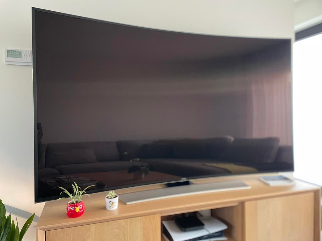 Perfect werkende 78 inch samsung curved ultra Hd lcd tv., Ophalen, LCD, Zo goed als nieuw, Samsung