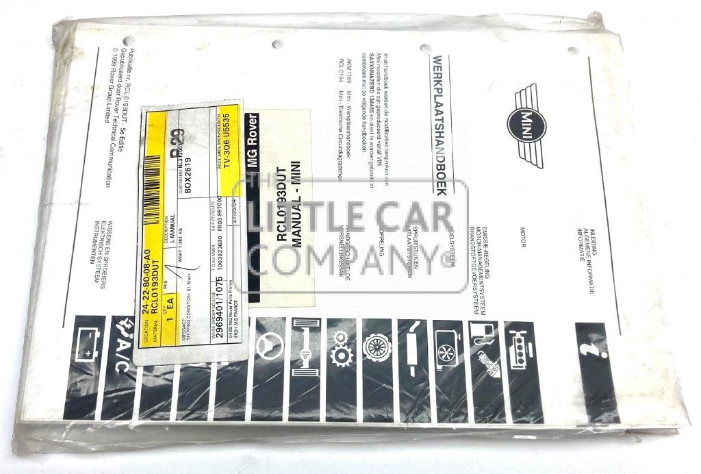 manuel d'atelier Mini Cooper Dutch Mini MPI, Autos : Pièces & Accessoires, Autres pièces automobiles, Enlèvement ou Envoi, Rover