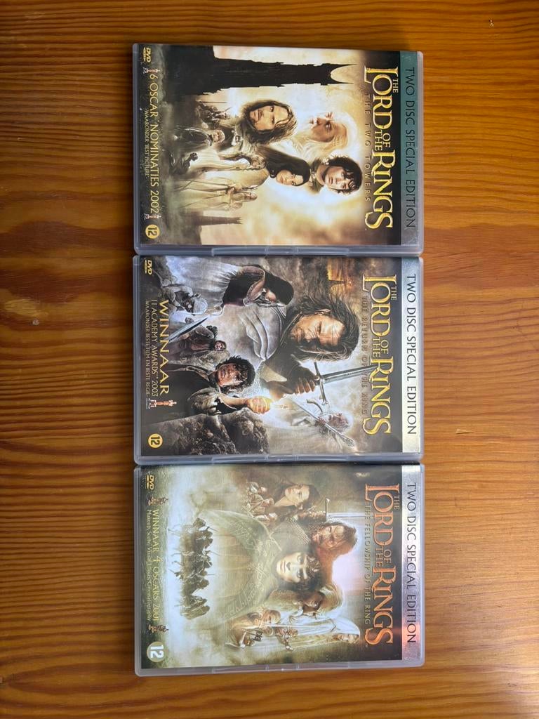 Lord of the rings 2001-2003, Cd's en Dvd's, Ophalen of Verzenden, 2000 tot heden, Zo goed als nieuw