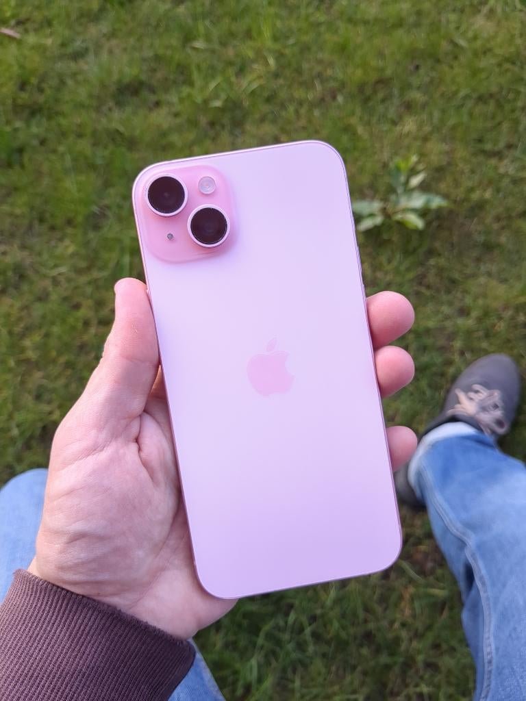 iPhone 15+ Plus 128GB Rose, 128 GB, Rose, 88 %, Enlèvement