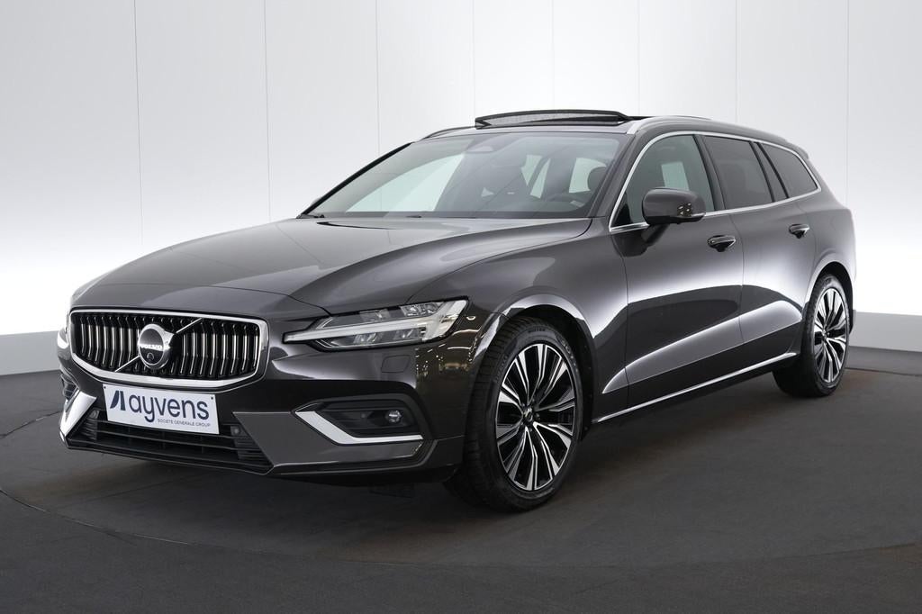 (2DGT900) VOLVO V60, Autos, Cuir, Argent ou Gris, Euro 6, Entreprise