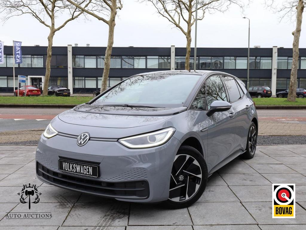 Volkswagen ID.3 Pro 58 kWh SOH 88% 150KW | Panodak | Head-up, Auto's, Automaat, Parkeersensor, Grijs, 58 kWh