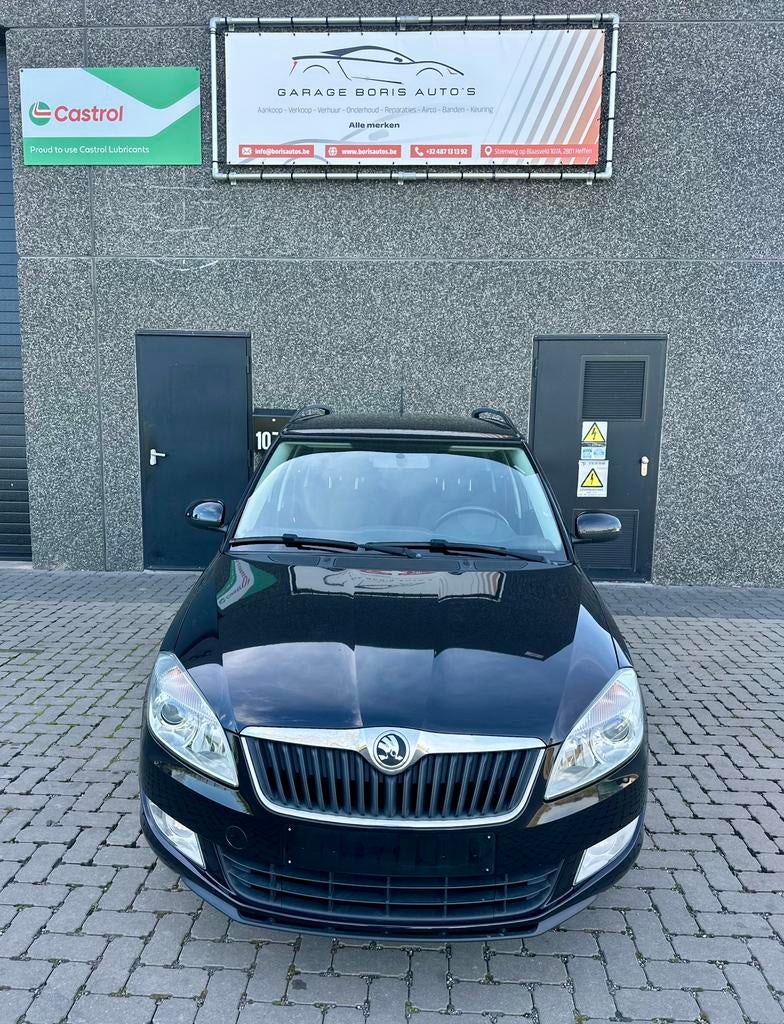 Skoda Fabia Break 1.2i Bj 2014, Euro 5, Stof, Zwart, 4 cilinders