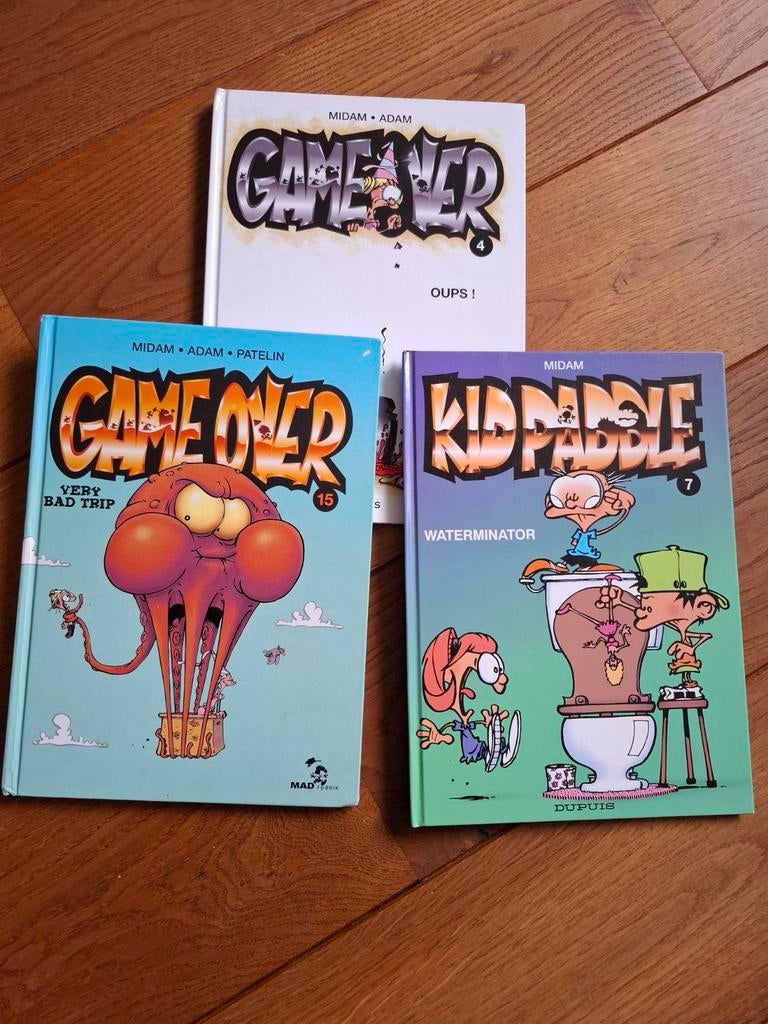 Kid Paddle - Game Over - couverture rigide, français, Livres, BD, Utilisé, Plusieurs BD, Enlèvement ou Envoi