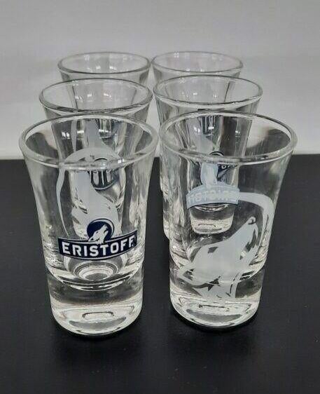 6x Eristoff shot glaasjes ongebruikt, Collections, Enlèvement ou Envoi, Neuf, Verres et Verres à shot