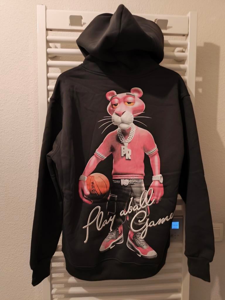 Sweat à Capuche Neuf Panthère Rose Marque Paname Malcom X..., Vêtements | Hommes, Neuf, Taille 52/54 (L), Paname, Noir