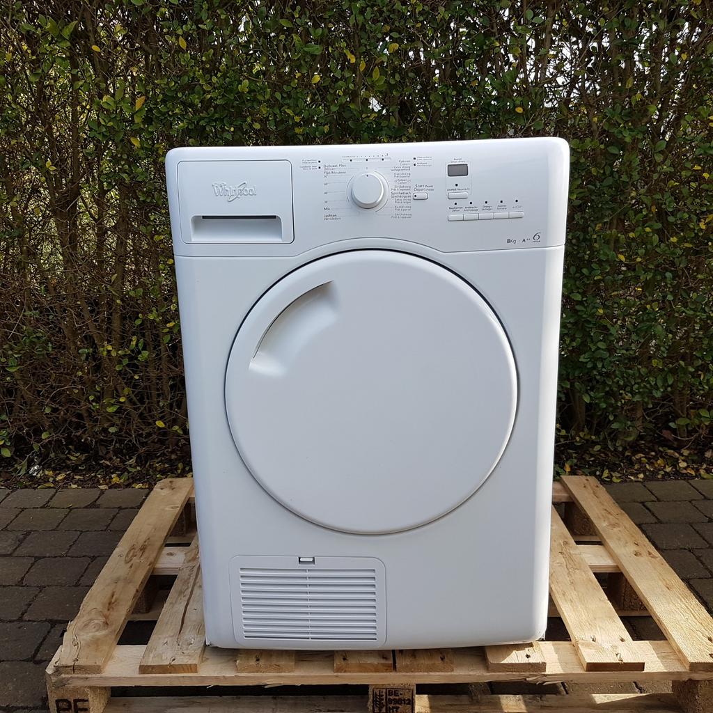 warmtepomp droger droogkast whirlpool 8kg A++, Ophalen, Minder dan 85 cm, 8 tot 10 kg, Zo goed als nieuw