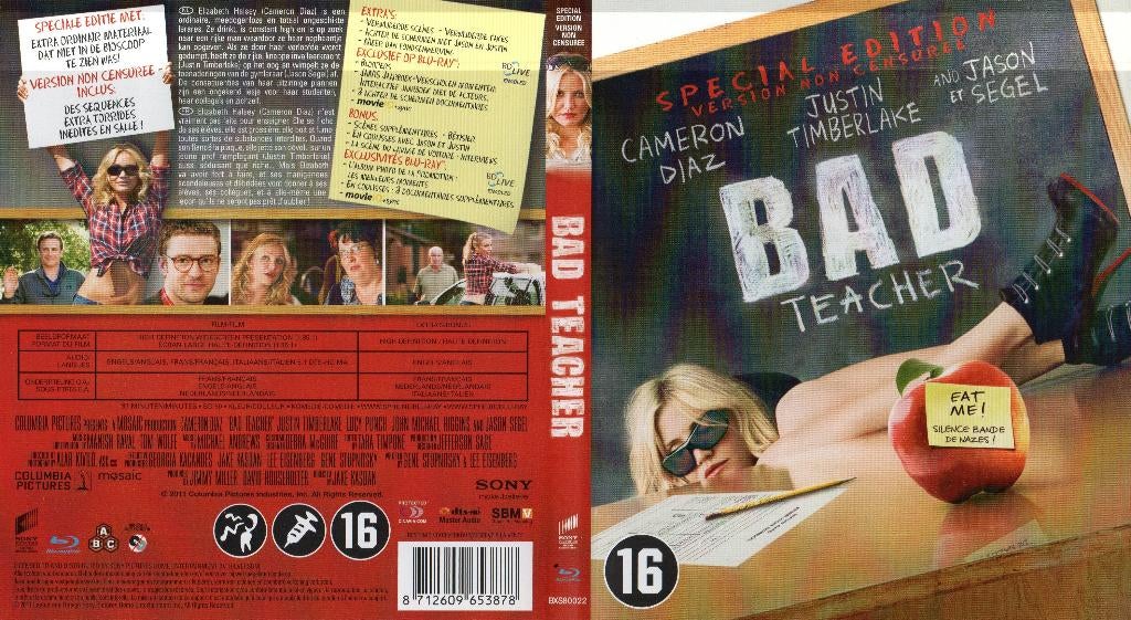 bad teacher (blu-ray) neuf, Enlèvement ou Envoi, Comme neuf, Autres genres
