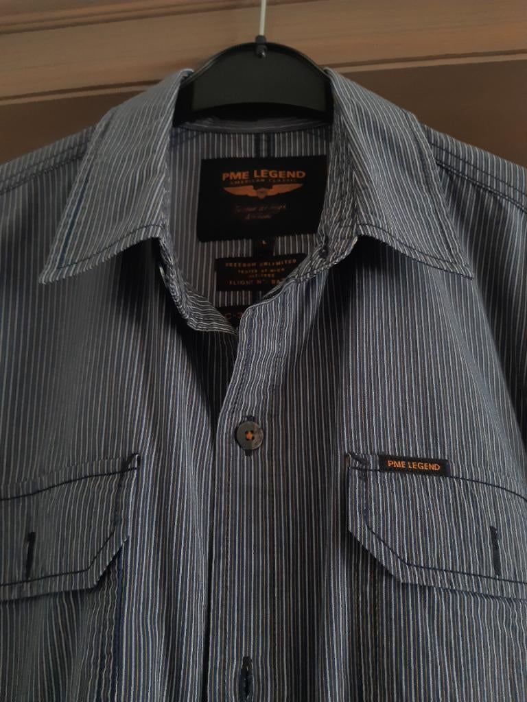 Hemd Pme, Kleding | Heren, Overhemden, Ophalen, Zo goed als nieuw, Blauw, PME Legend