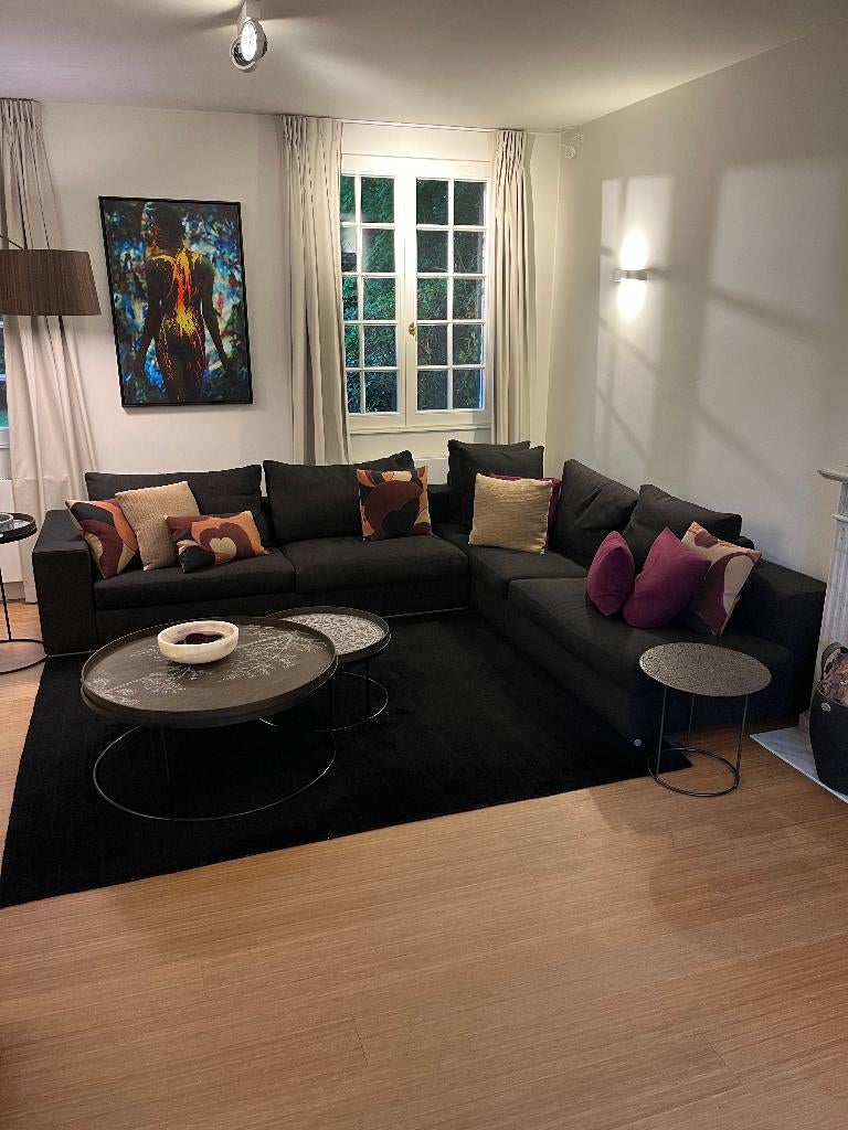 Flexform, GROUNDPIECE, Huis en Inrichting, Zetels | Zetels, Gebruikt, Hoekbank, 75 tot 100 cm, Ophalen of Verzenden