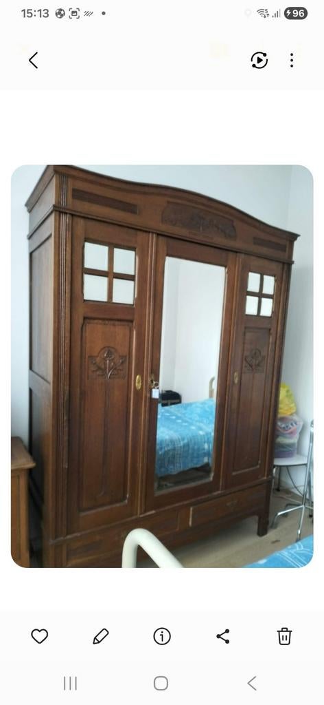 Garde robe L150 P60 H210, Maison & Meubles, Enlèvement